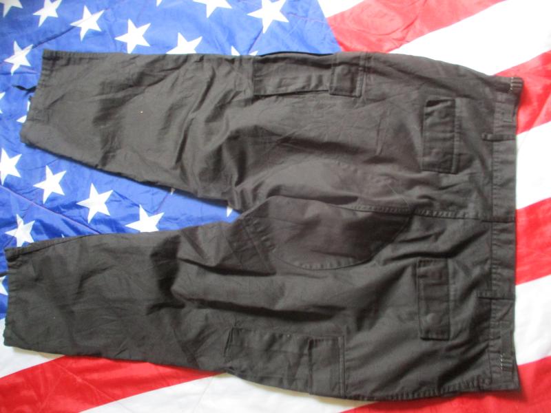 GENUINE rotcho USA BDU combat cargo PANTS TROUSERS m65 sf / police BLACK XL s
