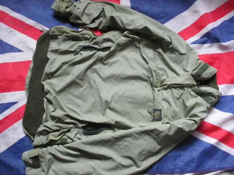 Original BUFFALO special6 FUR PILE FLEECE & PERTEX og green SHIRT SMOCK 46 large