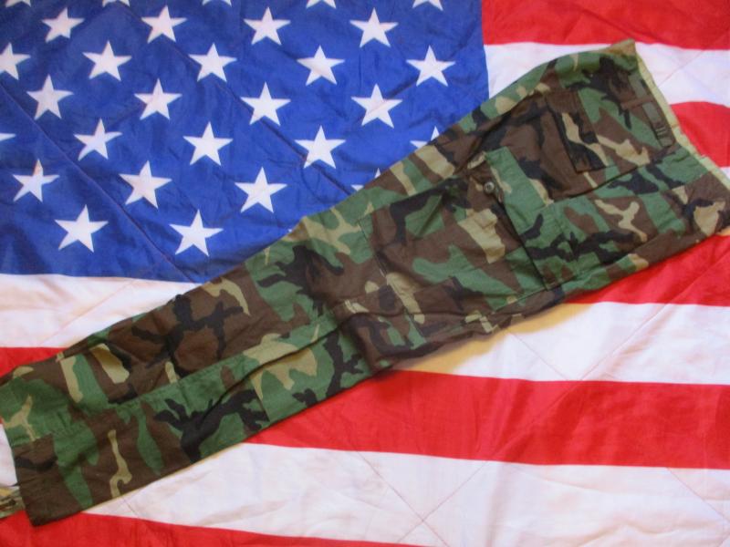 GENUINE issue USA us AMERICAN M81 woodland CAMO BDU combat PANTS TROUSERS M L new