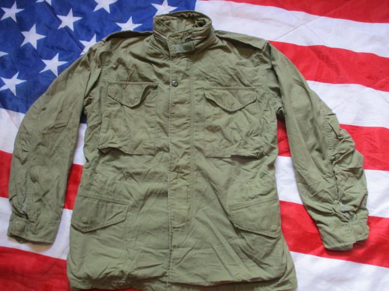 early GENUINE US ARMY USA ISSUE VIETNAM WAR M65 COAT COMBAT jacket OG 107 S - M