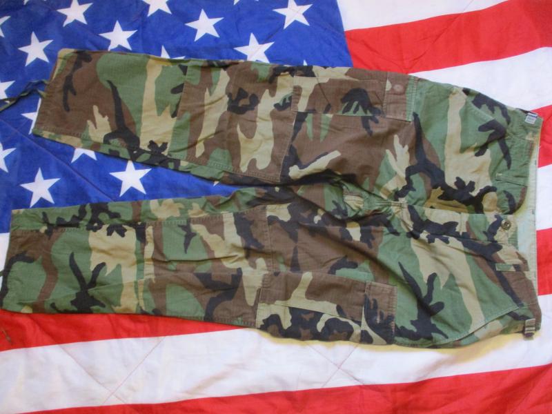 GENUINE USA US ARMY / USMC / NAVY SEAL  issue M81 woodland CAMO BDU combat PANTS TROUSERS Medium regular
