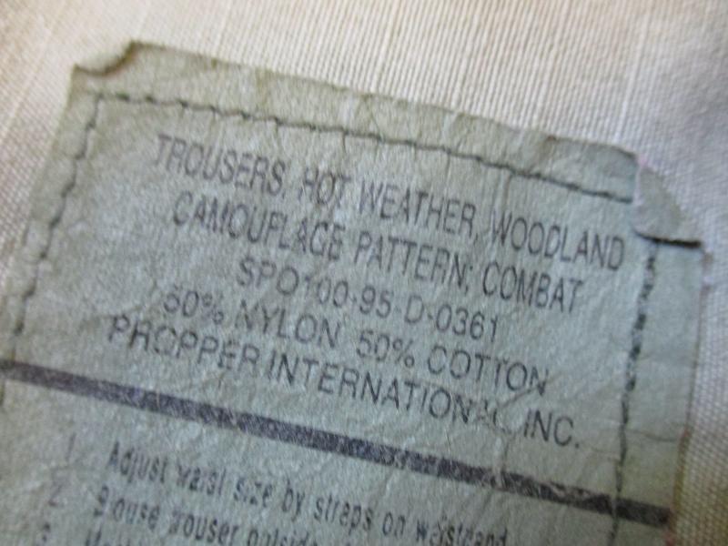 GENUINE USA US ARMY / USMC / NAVY SEAL  issue M81 woodland CAMO BDU combat PANTS TROUSERS Medium regular