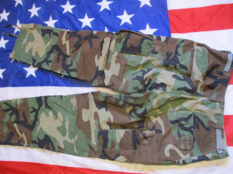 GENUINE USA US ARMY / USMC / NAVY SEAL  issue M81 woodland CAMO BDU combat PANTS TROUSERS Medium regular