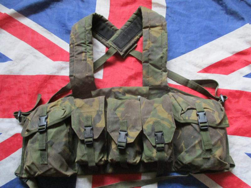 MAGRO 1990'S ERA NI northern Ireland plce CHEST rig WEBBING dpm CAMO