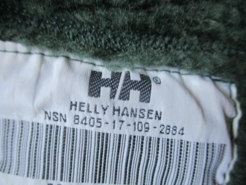 Original HELLY HANSEN DUTCH ARMY issue WOOL MIX FUR FLEECE  FIELD JACKET L - XL