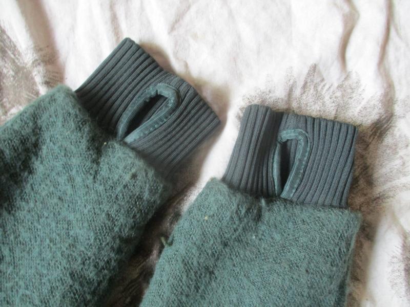 Original HELLY HANSEN DUTCH ARMY issue WOOL MIX FUR FLEECE  FIELD JACKET L - XL