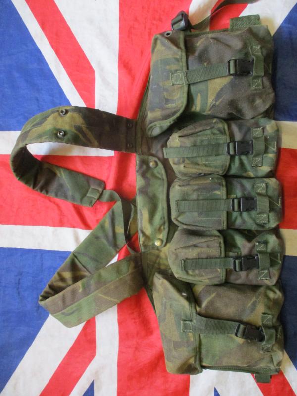 BRITISH ARMY / SAS ISSUE NI northern Ireland plce CHEST rig WEBBING dpm CAMO