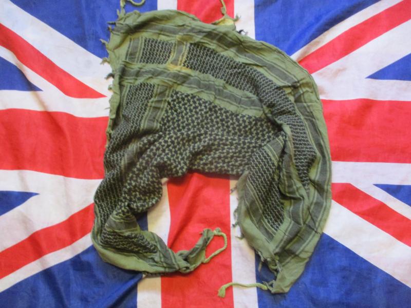 DESERT SHEMAGH SCARF green & black camo