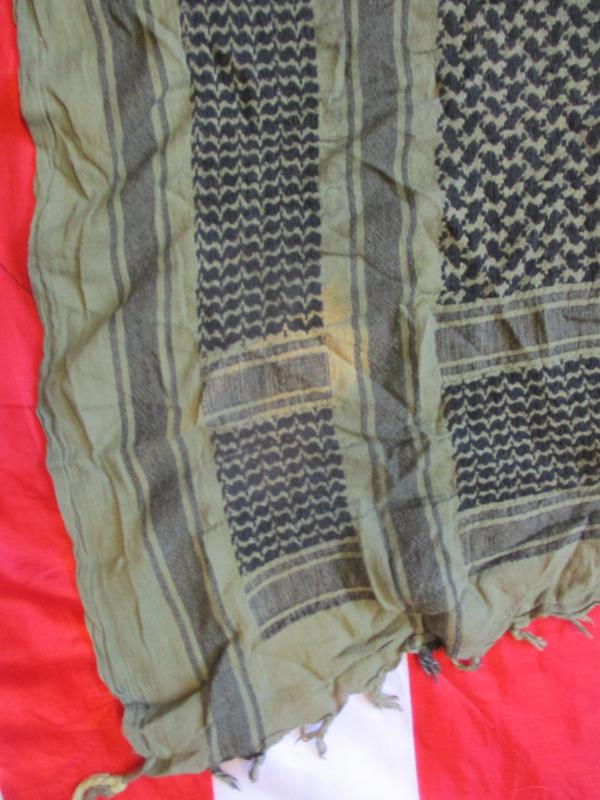 DESERT SHEMAGH SCARF green & black camo