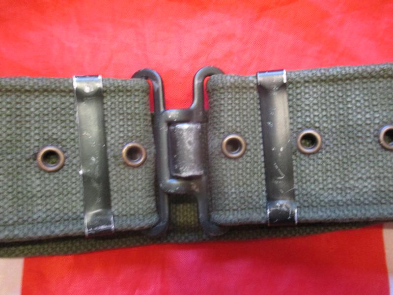 real BRITISH ARMY / PARACHUTE REGIMENT ISSUE 58 PATTERN WEBBING BELT