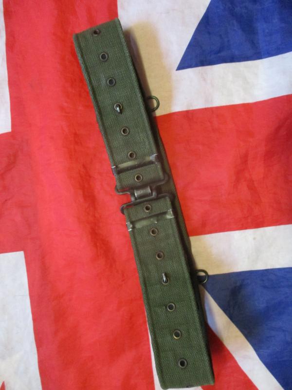 real BRITISH ARMY / PARACHUTE REGIMENT ISSUE 58 PATTERN WEBBING BELT