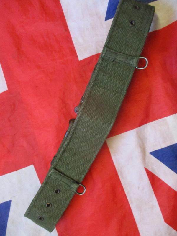 real BRITISH ARMY / PARACHUTE REGIMENT ISSUE 58 PATTERN WEBBING BELT