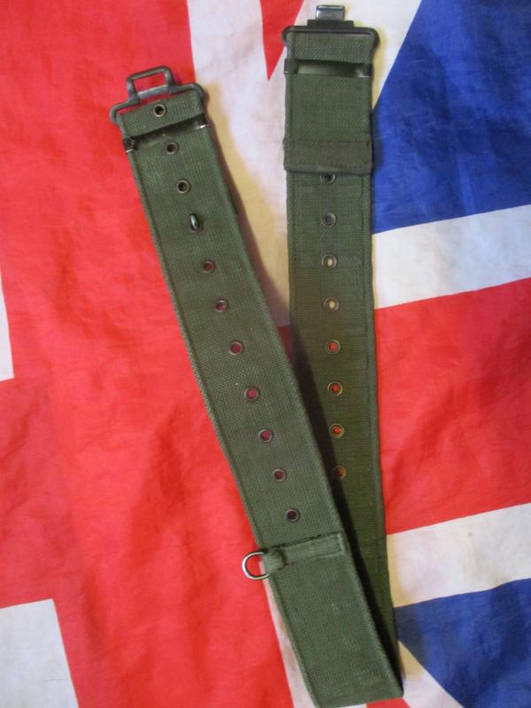 real BRITISH ARMY / PARACHUTE REGIMENT ISSUE 58 PATTERN WEBBING BELT