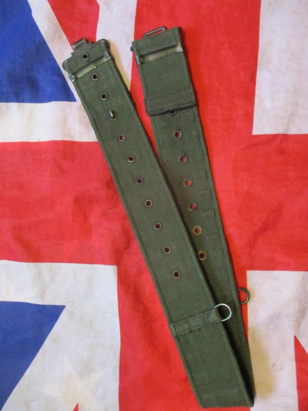 real BRITISH ARMY / PARACHUTE REGIMENT ISSUE 58 PATTERN WEBBING BELT