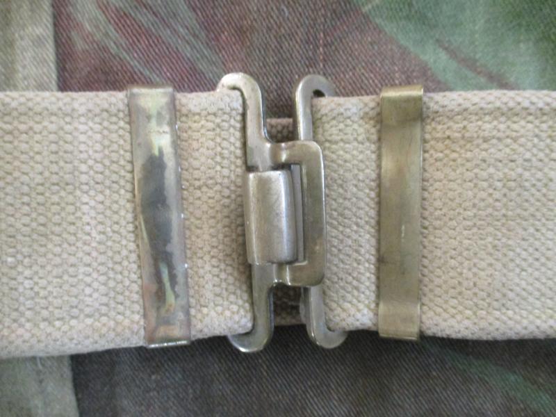 ORIGINAL british army 37 1937 pattern WEBBING BELT denison BATTLE DRESS wear