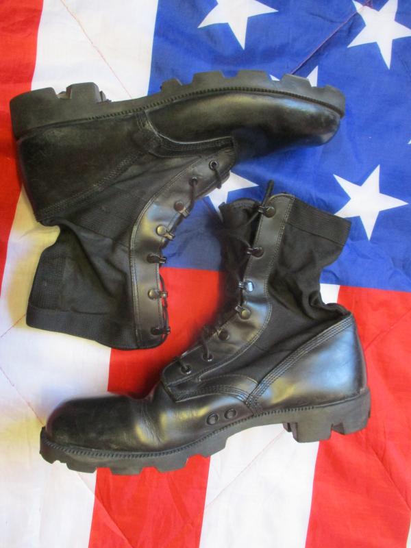GENUINE WELLCO USA US ARMY / UKSF sas ISSUE black gen 1 = 1990 90pattern JUNGLE COMBAT BOOTS UK 11