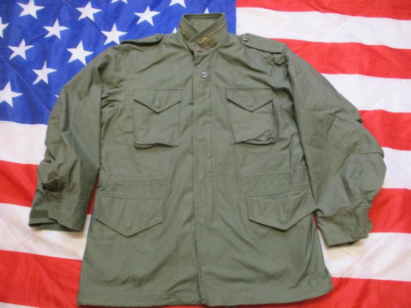 GENUINE alpha industries USA US ARMY M65 COAT COMBAT jacket VIETNAM WAR GREEN mr