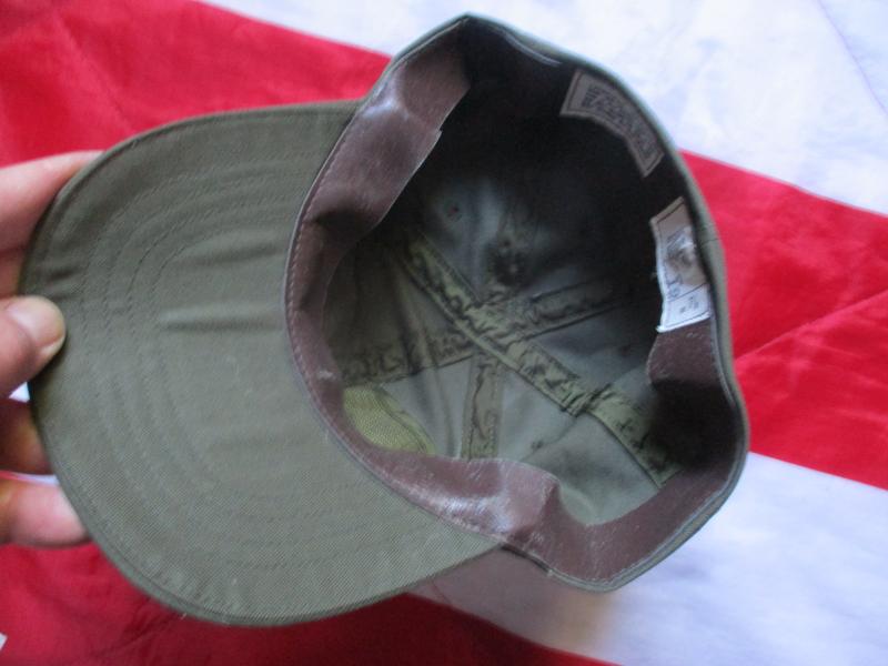 1987 US ARMY ISSUE VIETNAM WAR baseball base ball type CAP HAT OG GREEN MEDIUM platoon