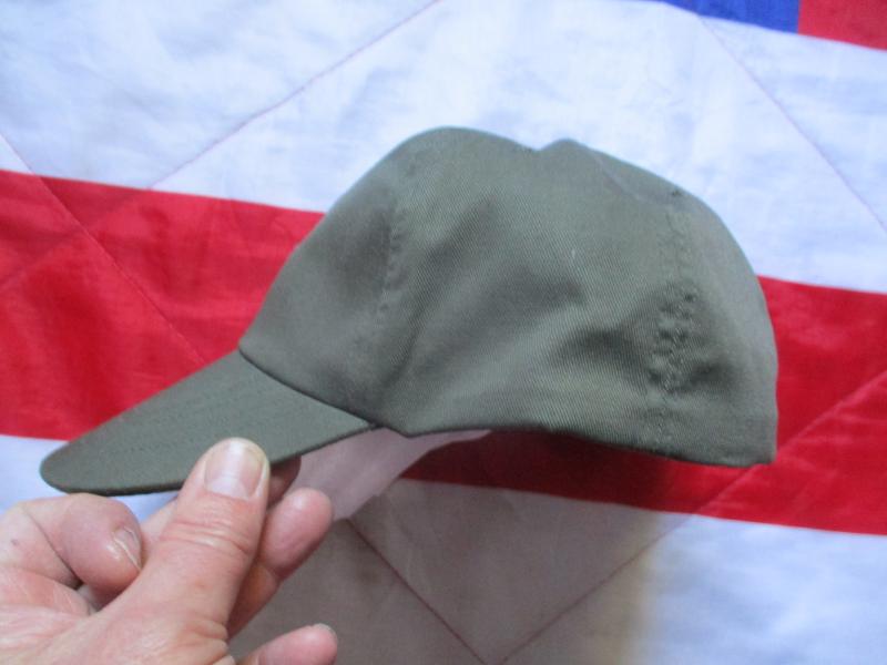 1987 US ARMY ISSUE VIETNAM WAR baseball base ball type CAP HAT OG GREEN MEDIUM platoon