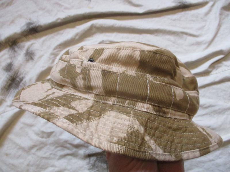 BRITISH ARMY / SAS  issue MODIFIED DESERT DPM DDPM BOONIE HAT  57CM MEDIUM