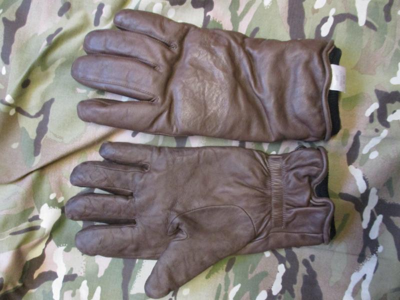 BRITISH ARMY ISSUE mtp / brown LEATHER cold weather combat COMBAT GLOVES size 10 large