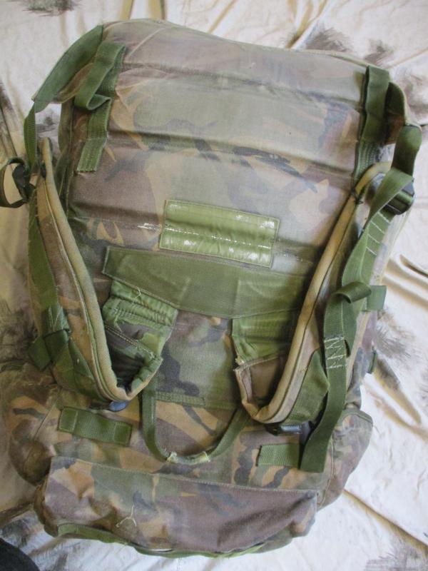 BRITISH ARMY ISSUE PLCE BERGEN short back DPM camo SAS jungle troopers MODIFIED