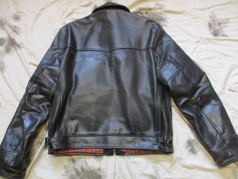 rare AERO LEATHER CO STEERHIDE highwayman 20th anniversary no 270 of 500 custom JACKET BLACK 42