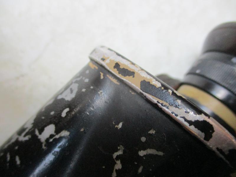 WW2 GERMAN ARMY / WAFFEN SS 6X30 cag ( SWAROVSKI ) DIENSTGLAS BINOCULARS TAN OVERPAINTED BLACK