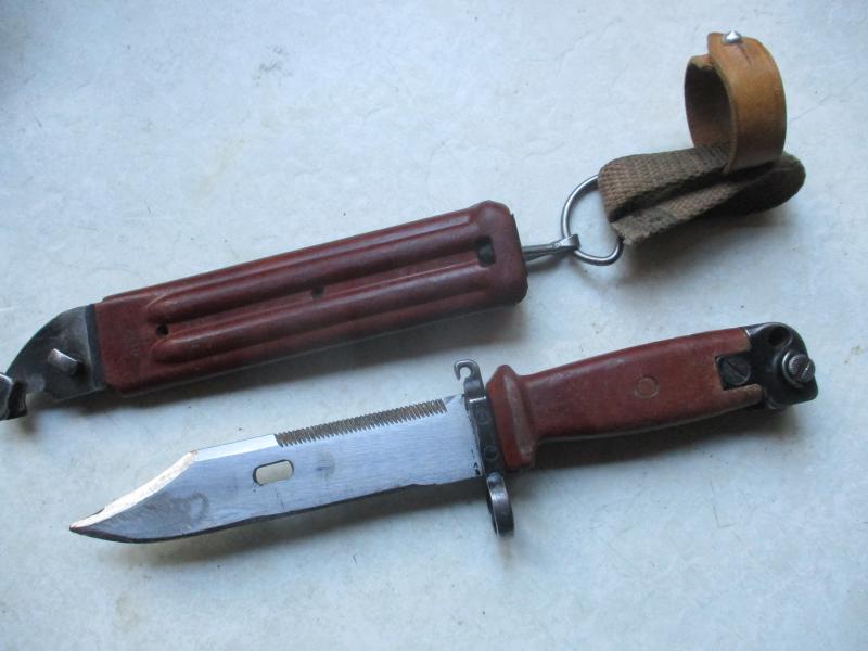 AK47 BAYONET bakerlight type 1981 dated AFGHANISTAN WAR BRING BACK