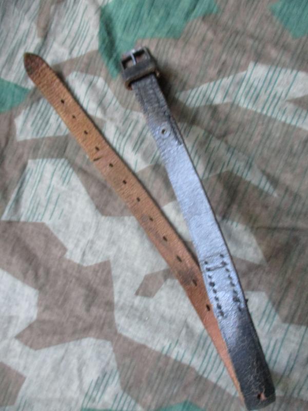 GERMAN ARMY Waffen SS WW2 ZELTBHAN ZELT PONCHO / mess tin STRAP 1954 post war but same ww2 ones