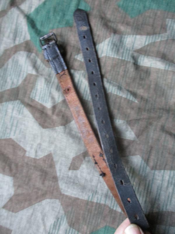 GERMAN ARMY Waffen SS WW2 ZELTBHAN ZELT PONCHO / mess tin STRAP 1954 post war but same ww2 ones