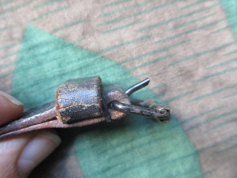 GERMAN ARMY Waffen SS WW2 ZELTBHAN ZELT PONCHO / mess tin STRAP 1954 post war but same ww2 ones