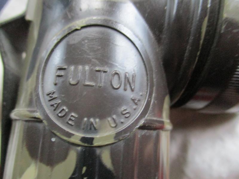 GENUINE US ARMY USMC issue RIGHT ANGLE TORCH FLASHLIGHT FULTON USA woodland camo