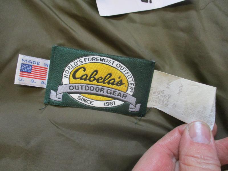 CABELAS of USA made in usa REALTREE ADVANTAGE CAMO goretex & thinsulate WINTER PARKA COAT