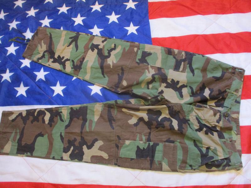 GENUINE issue USA us AMERICAN M81 woodland CAMO BDU combat PANTS TROUSERS LARGE LONG