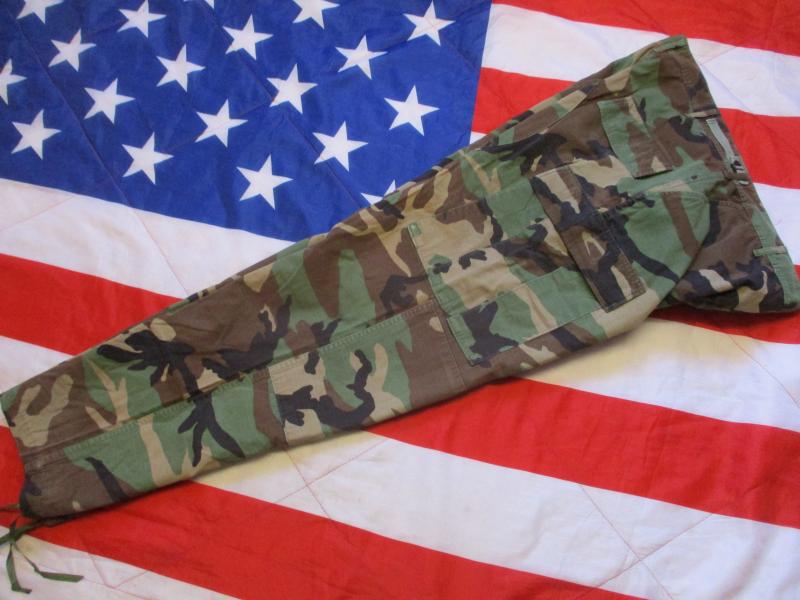 GENUINE issue USA us AMERICAN M81 woodland CAMO BDU combat PANTS TROUSERS LARGE LONG