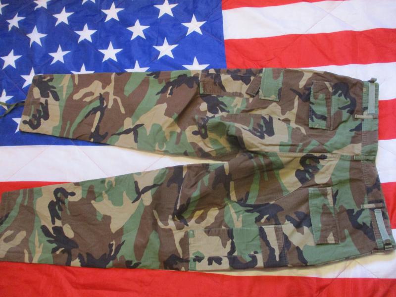 GENUINE issue USA us AMERICAN M81 woodland CAMO BDU combat PANTS TROUSERS LARGE LONG