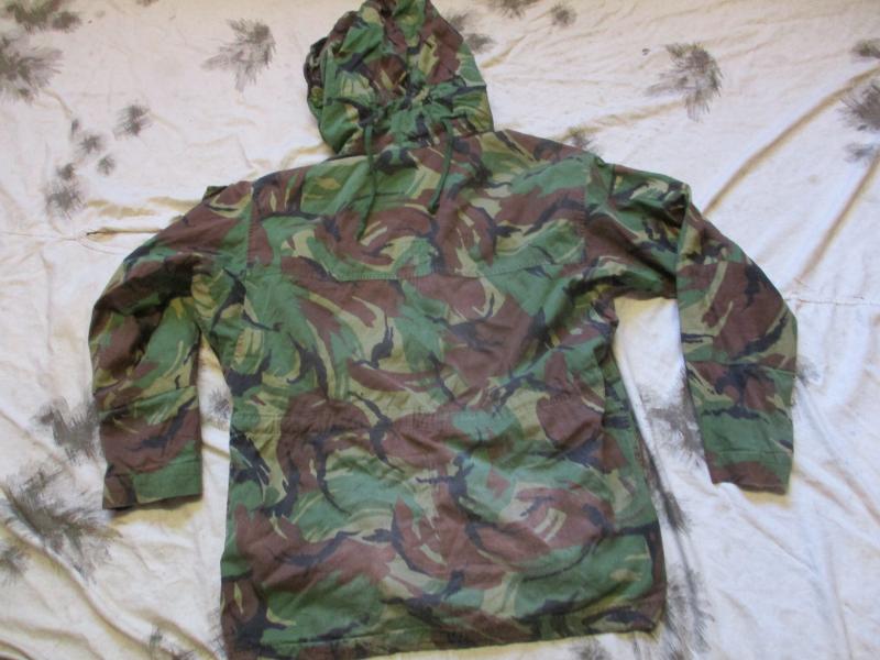 FALKLANDS WAR era 70'S dpm SAS cotton GABARDINE ARCTIC windproof SMOCK no arm ffd pocket 2rank slides
