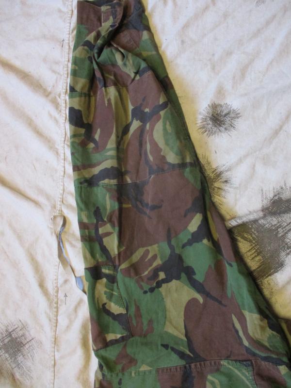 FALKLANDS WAR era 70'S dpm SAS cotton GABARDINE ARCTIC windproof SMOCK no arm ffd pocket 2rank slides
