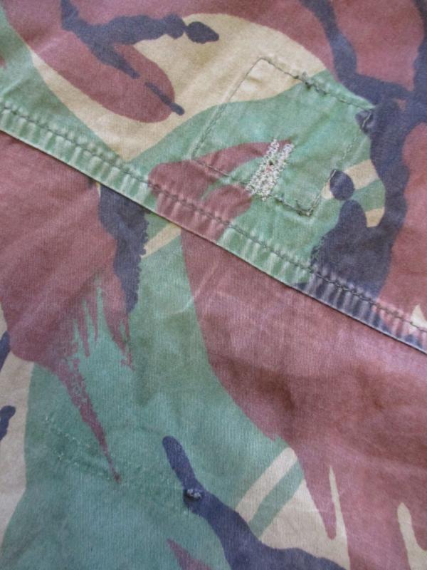 FALKLANDS WAR era 70'S dpm SAS cotton GABARDINE ARCTIC windproof SMOCK no arm ffd pocket 2rank slides