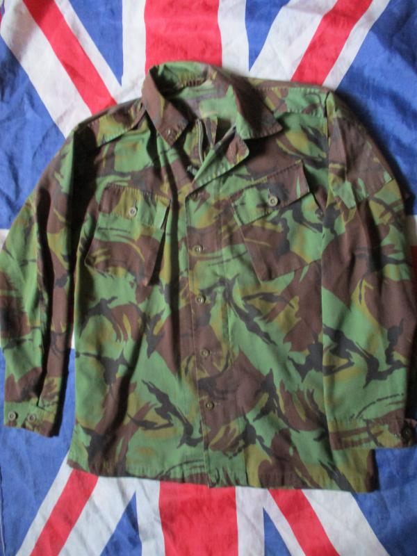 GENUINE ISSUE 70'S DPM CAMO 68 JUNGLE TROPICAL COMBAT SHIRT falklands 190/104 L