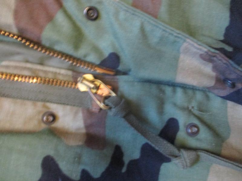 real 1985 US ARMY USA Issue WOODLAND CAMO CAMOUFLAGE M65 COAT COMBAT JACKET M-L