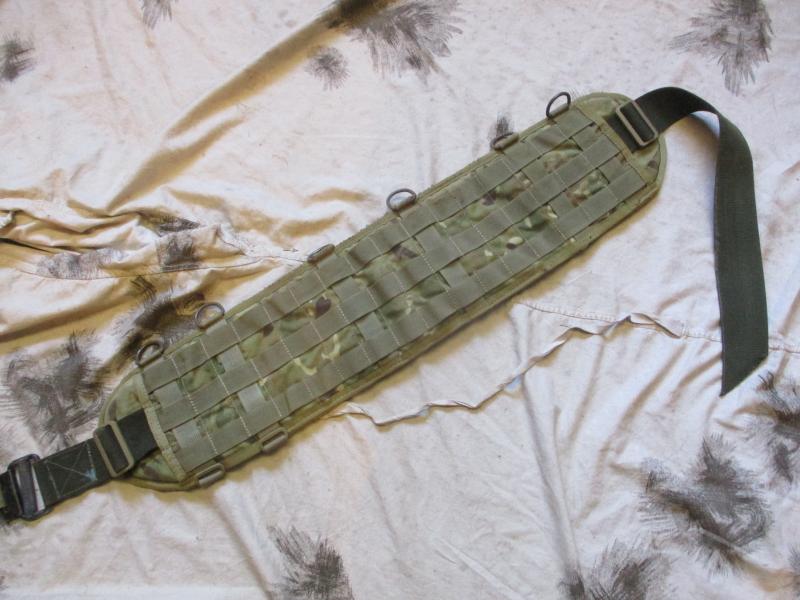 Old skool JAYJAYS of Brecon AIRBORNE MOLLE ROLL PIN belt HIPPO PAD WEBBING mtp