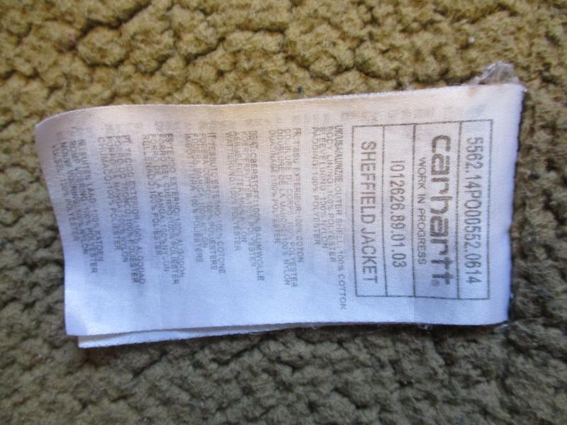 Vintage Carhartt US NAVY blue N1 N3 Sherpa DECK sheffield JACKET COAT medium