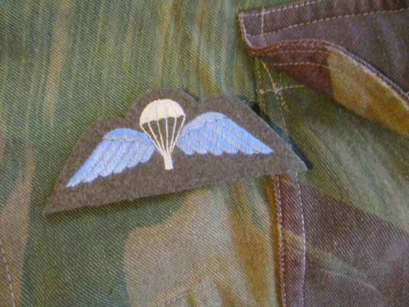old style BRITISH PARACHUTE WINGS 1950'S - 60'S 70'S - 80'S ERA denison smock falkalnds war