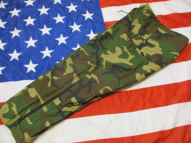GENUINE USA US ARMY ISSUE gore tex waterproof ECWCS woodland CAMO TROUSERS L / L