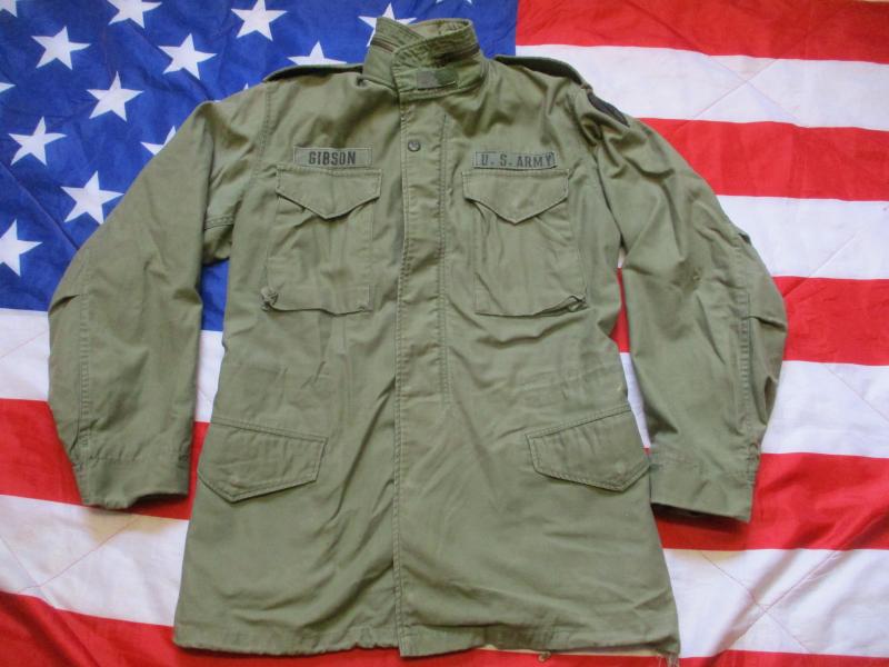 GENUINE USA US ARMY Vietnam War ISSUE M65 field COAT COMBAT jacket OG 107 GREEN