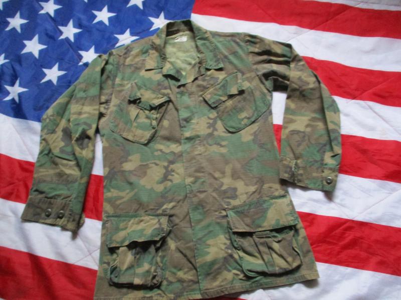 1970 VIETNAM WAR USMC us marines SLANT POCKET combat JACKET ERDL brown CAMO