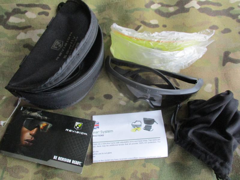 GENUINE uk ISSUE REVISION SAWFLY Combat SUNGLASSES SUN GLASSES black LARGE new