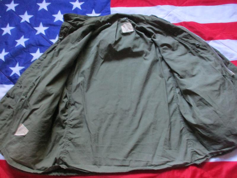 1970 US ARMY ISSUE VIETNAM WAR OG 107 Alpha Industries M65 COAT JACKET XL